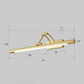 Minimalistische Röhrenförmige Vanity Lichtarmatur Acryl LED WandMontage Lampe mit 3-Gelenk Schwenkarm