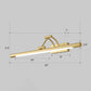Minimalistische Röhrenförmige Vanity Lichtarmatur Acryl LED WandMontage Lampe mit 3-Gelenk Schwenkarm