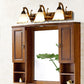 Frendorf | Vanity Lighting Country Flower Shade Weiß Rid Glas Wandlampe Leuchte in Bronze