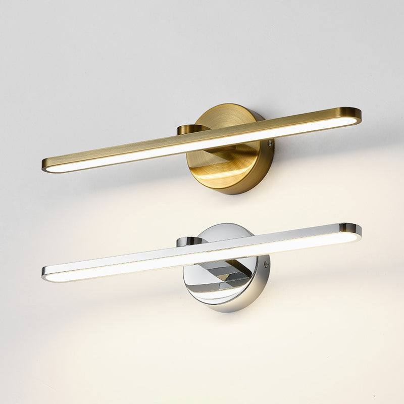 Frendorf | Elliptische Metalen LED Wandlamp Eenvoudige Stijl Vanity Wandlamp Fixture voor Bad