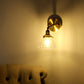 Frendorf | Minimalistische Verjaring Rotating Wandverlichting Enkelvoudige Lampen Glazen Wandlamp in Messing voor Woonkamer
