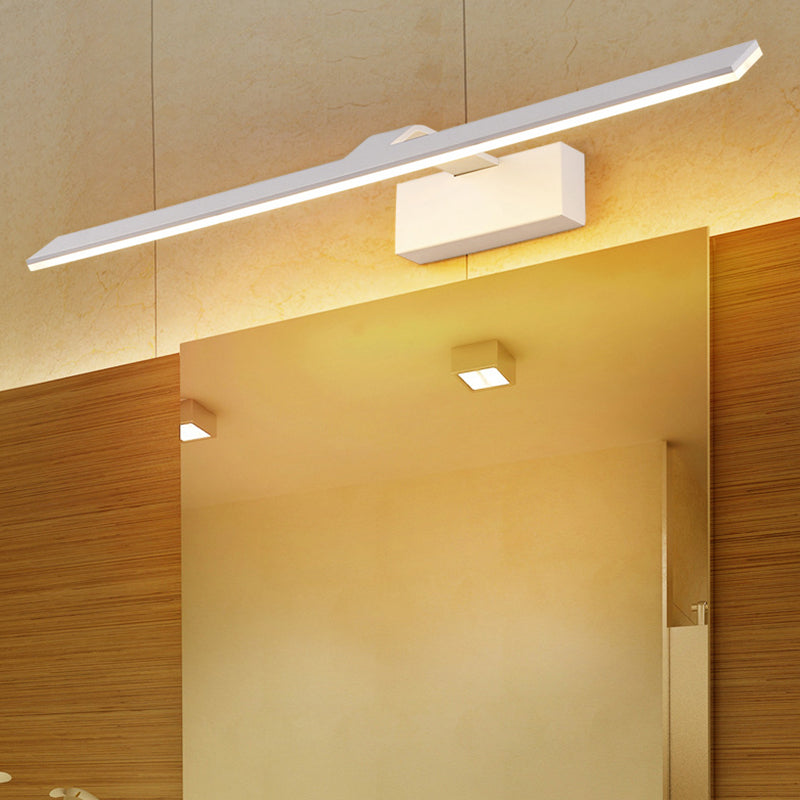 Barrenförmige Bad LED Spiegel Licht Acryl Minimalistische Vanity Wandbeleuchtung Fixture