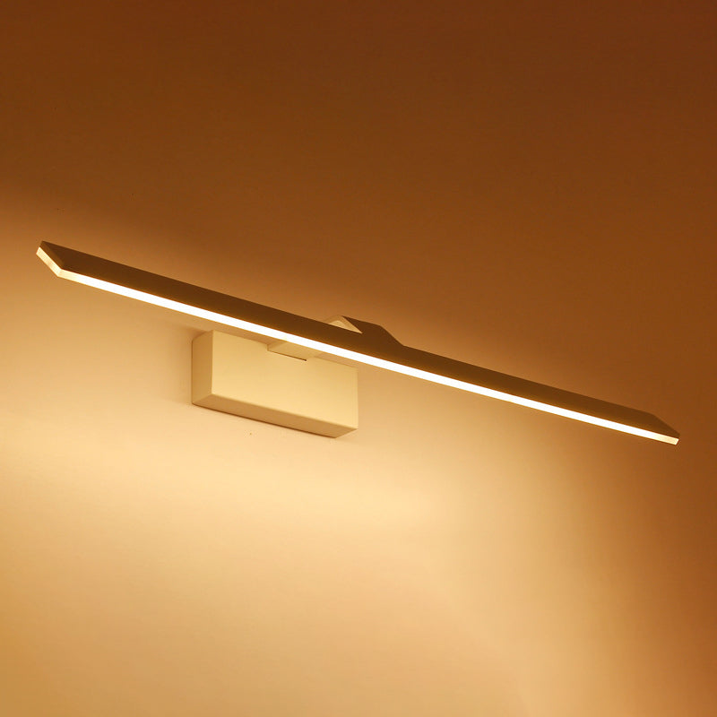 Barrenförmige Bad LED Spiegel Licht Acryl Minimalistische Vanity Wandbeleuchtung Fixture