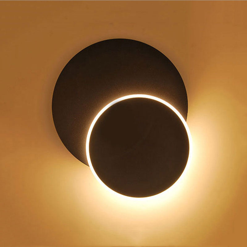 Bewegliche geometrische Wandleuchte minimalistische Metall Wohnzimmer LED Wandleuchte