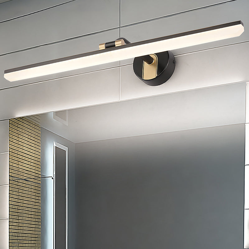 Schwenkarm LED Badezimmerleuchte Minimalismus Acryl Wandmontierte Waschbeckenleuchte für Badezimmer