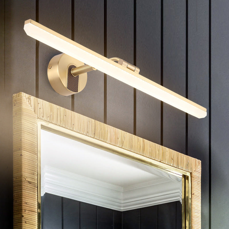 Schwenkarm LED Badezimmerleuchte Minimalismus Acryl Wandmontierte Waschbeckenleuchte für Badezimmer
