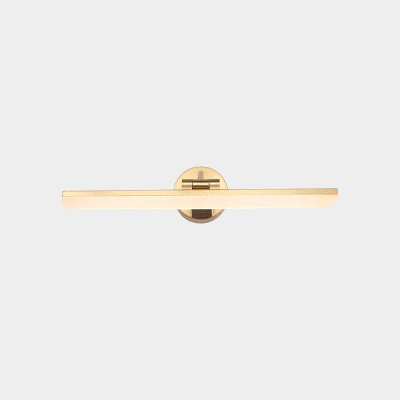Schwenkarm LED Badezimmerleuchte Minimalismus Acryl Wandmontierte Waschbeckenleuchte für Badezimmer