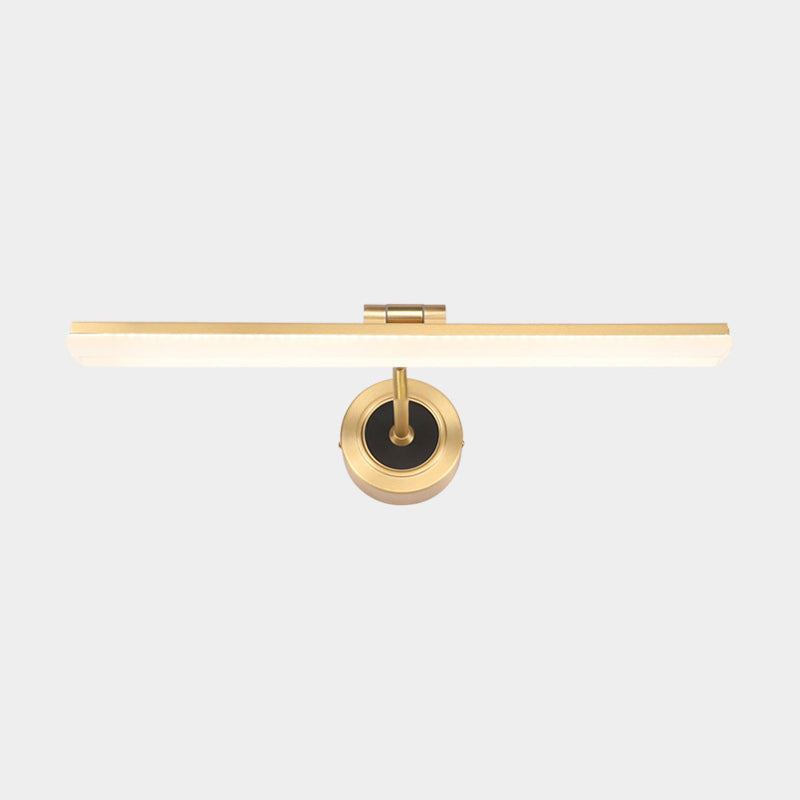Frendorf | Swing Arm LED Badleuchte Minimalismus Acryl Wandmontierte Vanity Licht für Badezimmer