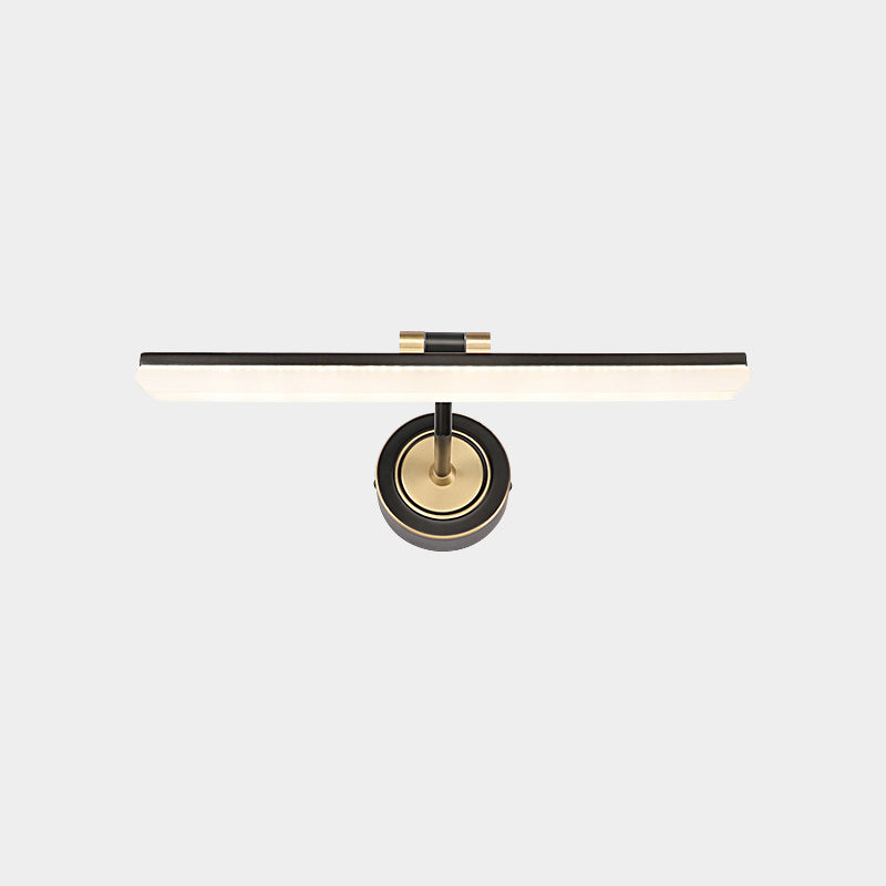 Schwenkarm LED Badezimmerleuchte Minimalismus Acryl Wandmontierte Waschbeckenleuchte für Badezimmer