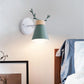 Frendorf | Rotierender Kegel-Schirm-Wandleuchte Nordic Metall 1-Licht Kinderzimmer Leseleuchte mit Geweih-Dekor