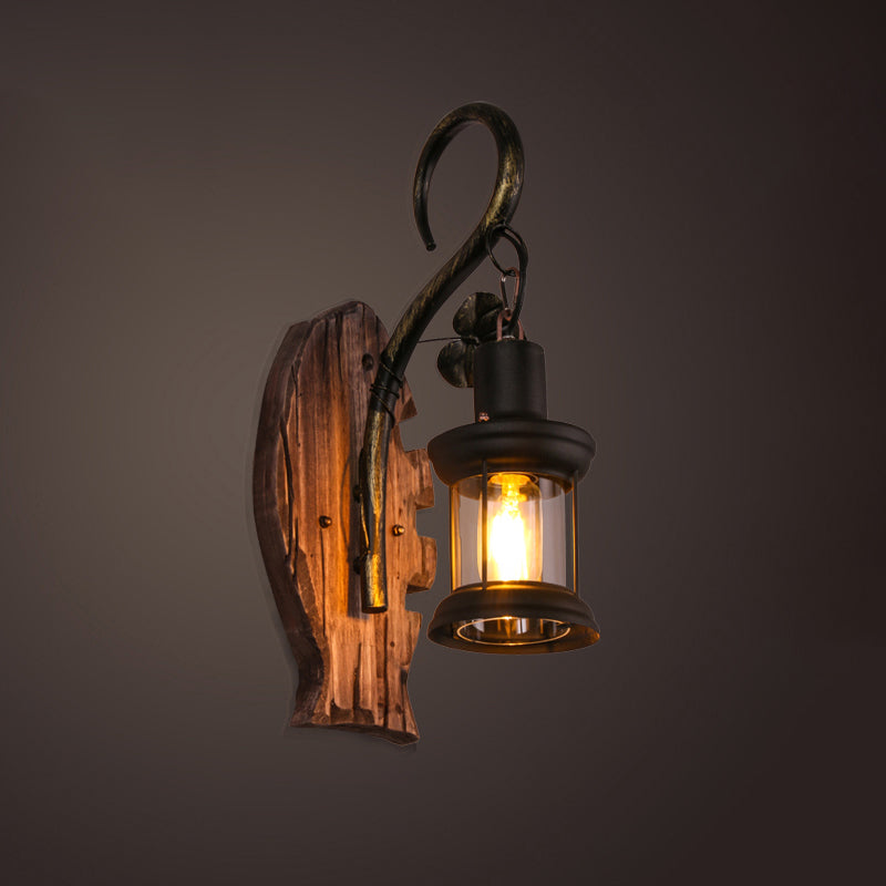 Frendorf | Nautical Geometrische Wandlamp Houten Wandbevestigingsverlichting voor Woonkamer