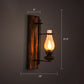 Frendorf | Nautical Geometrische Wandlamp Houten Wandbevestigingsverlichting voor Woonkamer