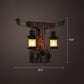 Frendorf | Nautical Geometrische Wandlamp Houten Wandbevestigingsverlichting voor Woonkamer