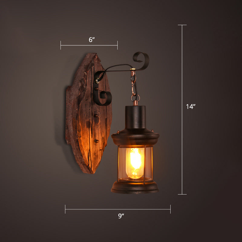 Frendorf | Nautical Geometrische Wandlamp Houten Wandbevestigingsverlichting voor Woonkamer