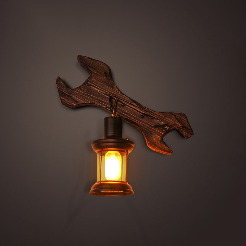 Frendorf | Nautical Geometrische Wandlamp Houten Wandbevestigingsverlichting voor Woonkamer