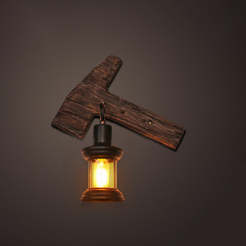 Frendorf | Nautical Geometrische Wandlamp Houten Wandbevestigingsverlichting voor Woonkamer