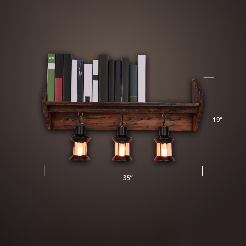 Frendorf | Nautical Geometrische Wandlamp Houten Wandbevestigingsverlichting voor Woonkamer