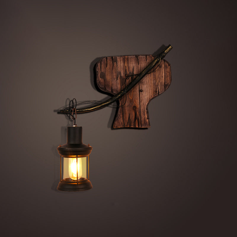 Frendorf | Nautical Geometrische Wandlamp Houten Wandbevestigingsverlichting voor Woonkamer