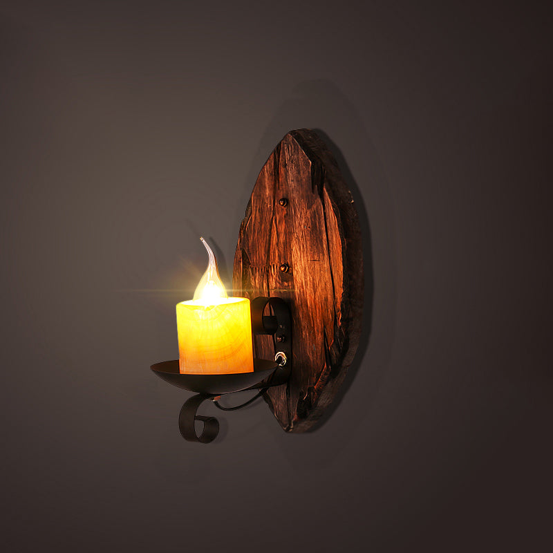 Frendorf | Nautical Geometrische Wandlamp Houten Wandbevestigingsverlichting voor Woonkamer
