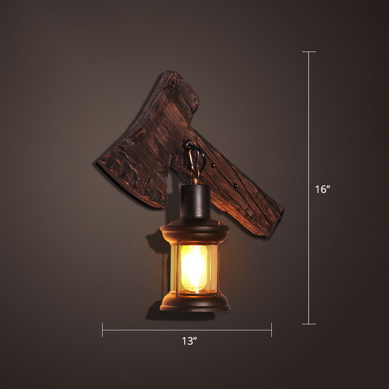 Frendorf | Nautical Geometrische Wandlamp Houten Wandbevestigingsverlichting voor Woonkamer