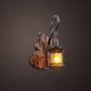 Frendorf | Nautical Geometrische Wandlamp Houten Wandbevestigingsverlichting voor Woonkamer