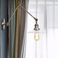 Frendorf | Saucer Wohnzimmer Wandleuchte Rustikaler Stil Prismen Glas 1 Licht Schwarz/Silber/Bronze Wandlampe