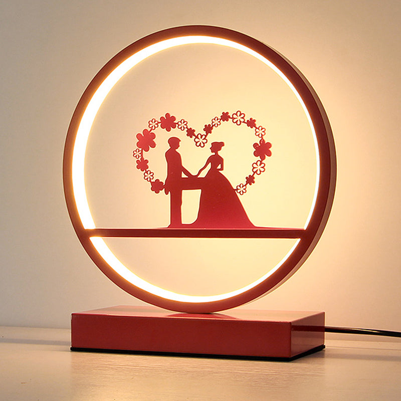 Frendorf | Lumeloop – Moderne Schleifenform romantische Tischlampe