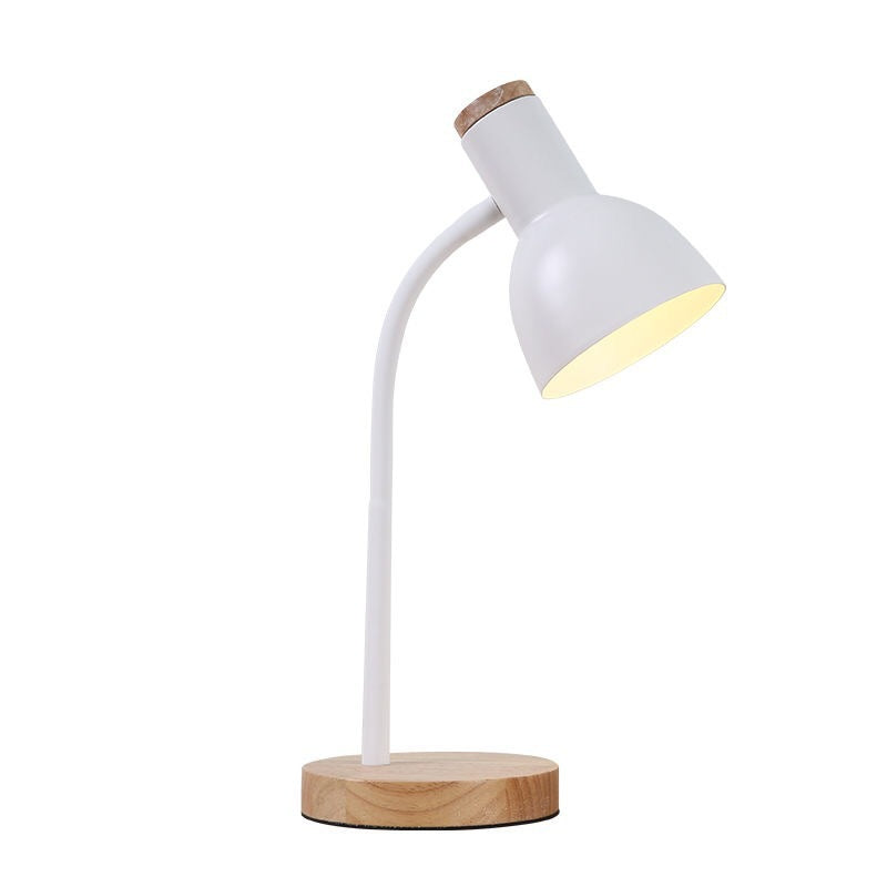 Flexible Gooseneck Metall Leseleuchte Nordic Style Einzel Nachtischlampe mit Glockenschirm