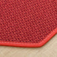 Multi Color Country Teppich Jute Einfarbiger Bereich Teppich Rutschfeste Rückseite Fleckenresistent Pflegeleicht Innen Teppich für Raum