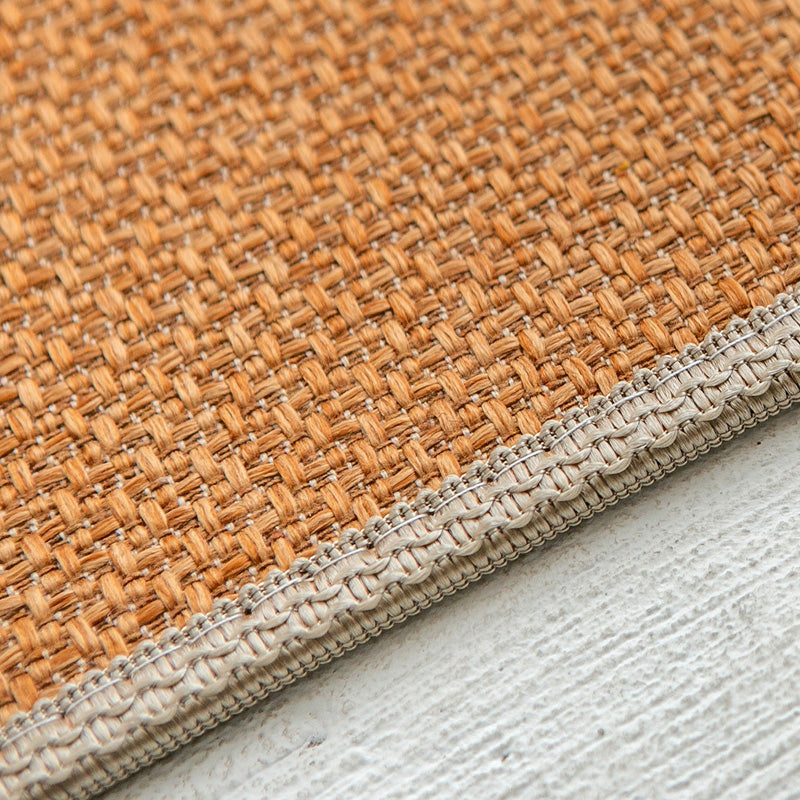 Multi Color Country Teppich Jute Einfarbiger Bereich Teppich Rutschfeste Rückseite Fleckenresistent Pflegeleicht Innen Teppich für Raum