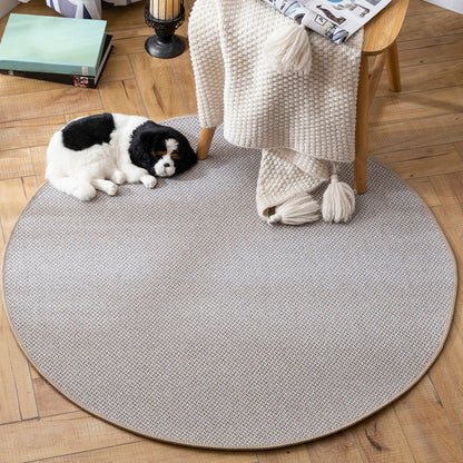 Multi Color Country Teppich Jute Einfarbiger Bereich Teppich Rutschfeste Rückseite Fleckenresistent Pflegeleicht Innen Teppich für Raum