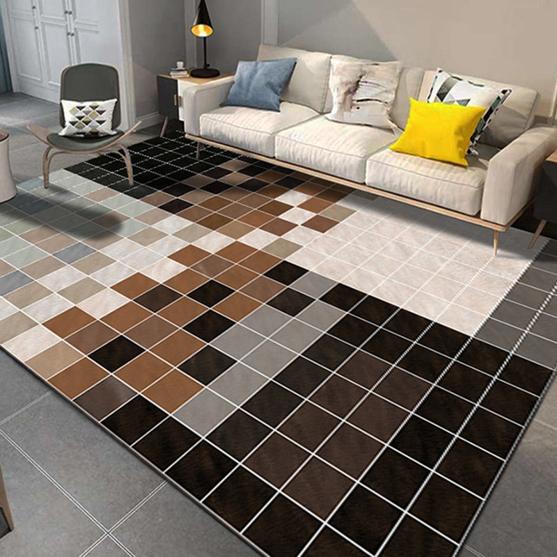 Frendorf | Einzigartiger Geometric G Bedruckter Teppich Mehrfarbig Kuhhaut Innen Teppich Haustierfreundlich Fleckenbeständig Einfache Wartung Teppich für Wohnzimmer
