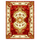 Frendorf | Multicolor novel carpet made of cotton blend with checkered pattern, non-slip, pet-friendly interior carpet for the living room