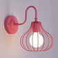 1 Licht Zwiebel Wand Sconces Beleuchtung Loft Stil Schwarz/Weiß Metallic Mini Wand Beleuchtung mit Schwanenhalsarm für Schlafzimmer