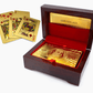 Frendorf | 24K vergoldete Spielkarten mit optionalem Etui