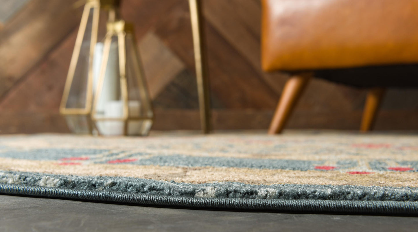 Frendorf | EleganceFringe Moderner Teppich mit Fransen | Klassisches Design | Hochwertig & Stilvoll | Verschiedene Größen