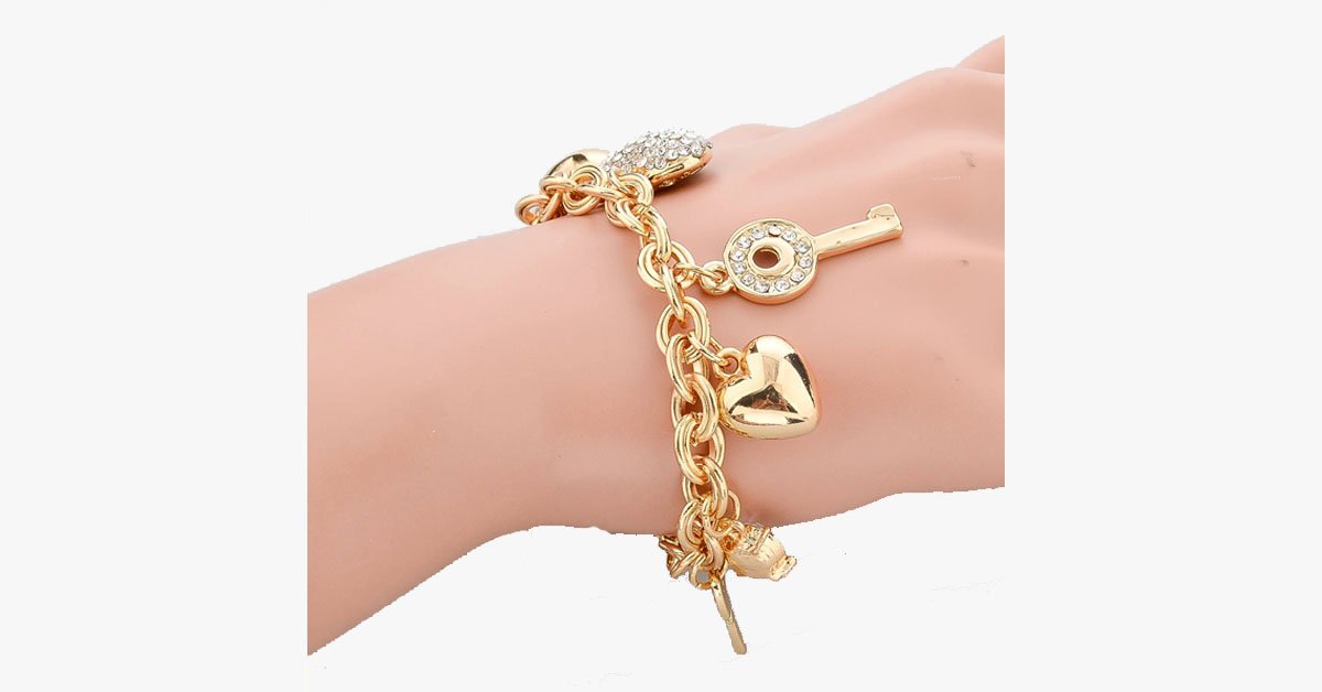 Frendorf | Herz Käfer Charm Armband
