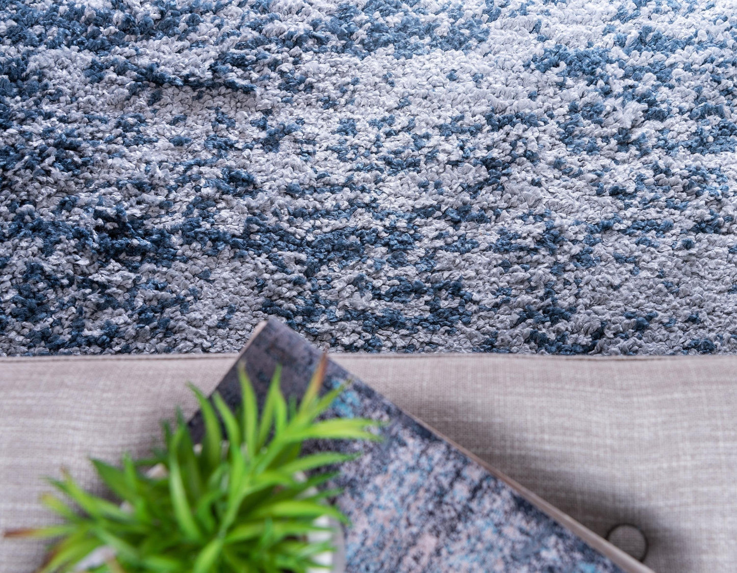 Frendorf | Marlea Hochflor Teppich mit Meliertem Design | Weich & Gemütlich | Perfekt für Wohnzimmer & Schlafzimmer