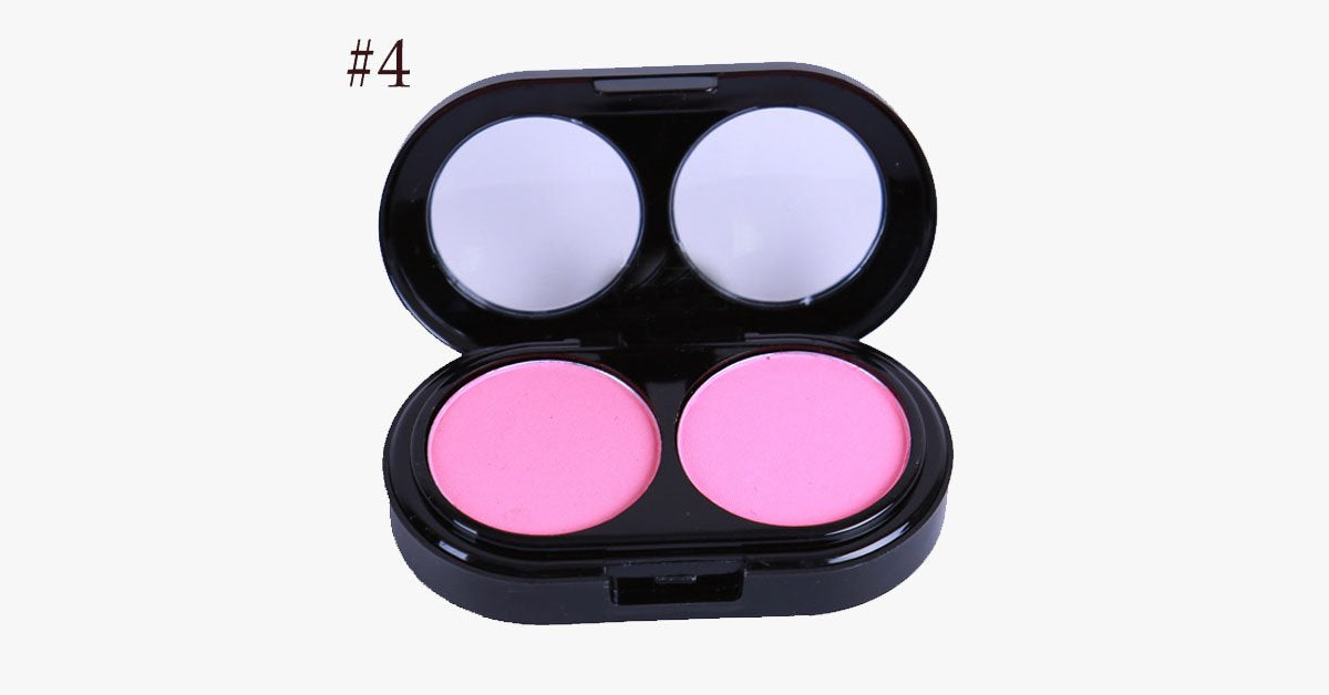 Frendorf | 2 Farben Blush Palette – Bringen Sie einen rosigen pinken Glanz auf Ihre Wangen