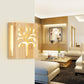 Wandlampe - WoodGlow - Elegante LED - Essenz des Lebens im Freien drinnen