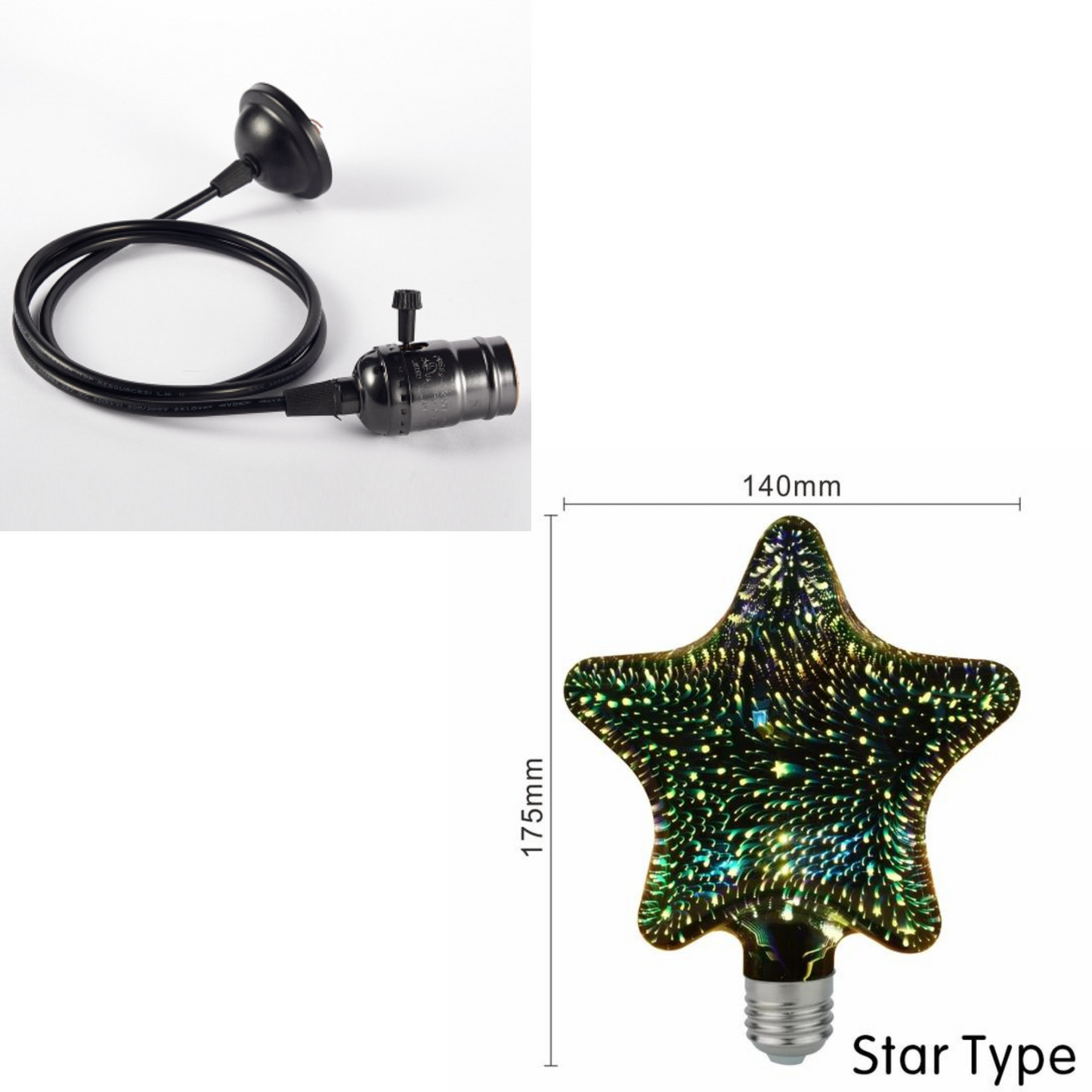 3D LED Feuerwerksbirne