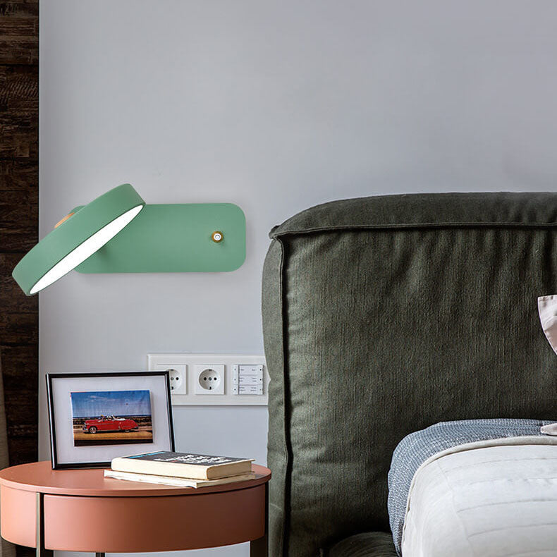 Frendorf | LumaSwitch Nordic LED Wandleuchte | Drehbar | 3 Lichtfarben | Leselampe | Minimalistisches Design