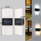 Frendorf | LumaZen Solar LED-Wandlampe | Wetterfest | Solarbetriebene Außenbeleuchtung | Garten- & Terrassen-Deko