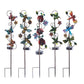 Frendorf | GardenGlow Solar Gartenleuchte | Metall-Design | Schmetterling, Libelle, Kolibri | Landschaftsbeleuchtung