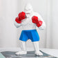 24cm kreative Boxkampf King Kong Skulptur Mode Gorilla Tiercharakter Figurine Orang-Utan Wohnkultur Schreibtischdekoration und Geschenk