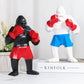 24cm kreative Boxkampf King Kong Skulptur Mode Gorilla Tiercharakter Figurine Orang-Utan Wohnkultur Schreibtischdekoration und Geschenk