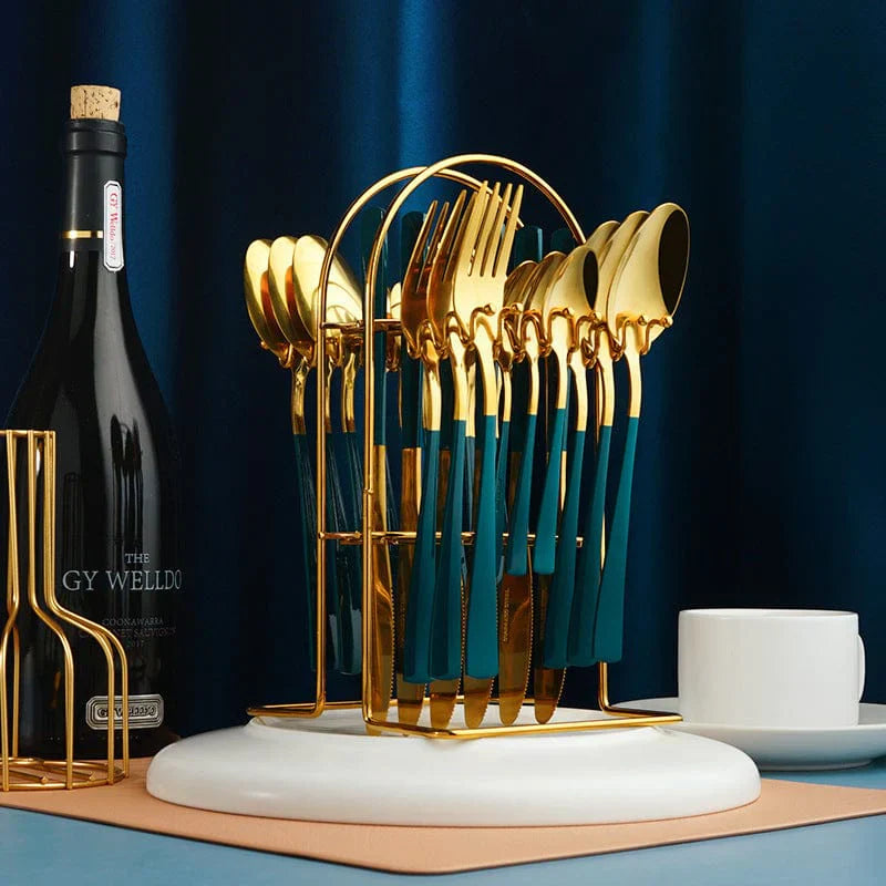 Frendorf | 24-teiliges Luxus-Edelstahl Besteckset