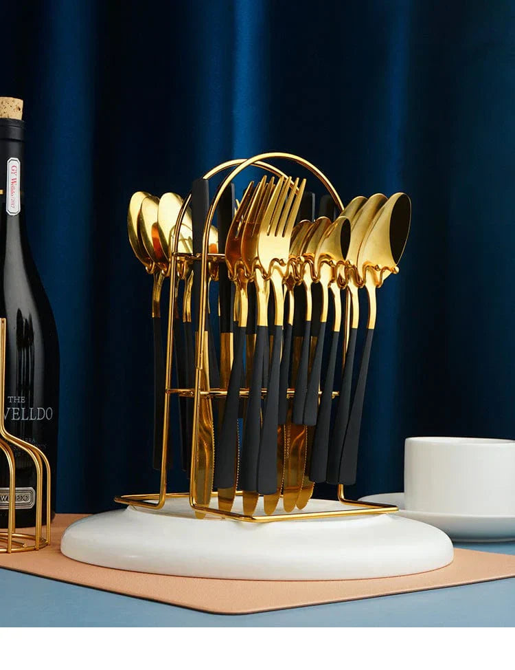 Frendorf | 24-teiliges Luxus-Edelstahl Besteckset