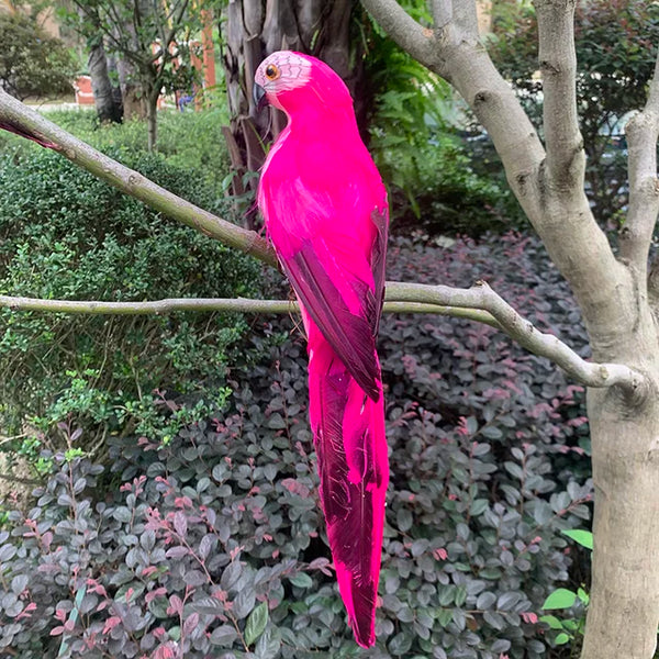 Frendorf | Lebenserlebnis Papagei Gartenornament für elegante Außenbereiche