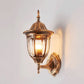 Frendorf | Kerosene Buiten Wandlamp Armatuur Industrieel Helder Glas 1 Licht Roest Wandlamp